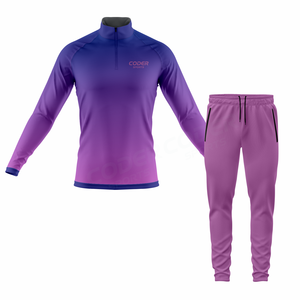 Best Selling 2026 Sublimation Design <b>Polyester</b> Cotton Winter Plus Size Breathable Tracksuit-Wholesale Cheap Price - Product Image 3