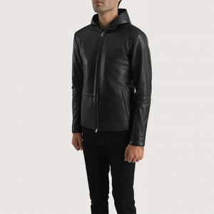 Veste en cuir pour homme de qualité supérieure, classique et personnalisée, durable et respirante, style écologique, à prix raisonnable, en vente - Product Image 3
