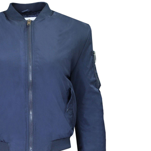 Veste bomber minimaliste pour femmes, mode décontractée, streetwear, manteau léger, fournisseur en gros OEM ODM personnalisé - Product Image 3