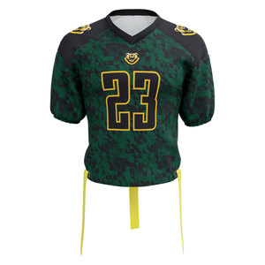 Tenues de Flag Football OEM : Ensemble Maillot et Short à Séchage Rapide pour l'Entraînement, les Matchs et les Acheteurs en Détail - Product Image 1
