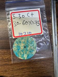 หน้าปัดนาฬิกา A K Gems Sediment Jasper ขนาด 30.50 มม. ขัดเงาด้านเดียว รูปทรงกลม ผลิตในรัฐราชสถาน งานฝีมือช่างทำนาฬิกา - Product Image 2