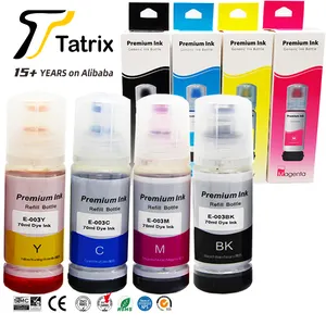 Groothandel epson 003 refill inkt-Tatrix Rts 003 Inkt Premium Compatibel Kleur Waterbasis Fles Refill Bulk Inkjet Inkt 003 Forepson L1110 L3116 L5196 Printer