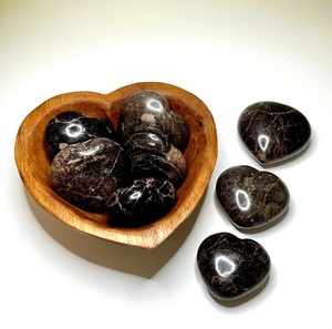Usine directe Offre Spéciale Hessonite grenat cristal coeur palmier pierre Folk fête de mariage cadeau décor Art Style indien Agate - Product Image 1