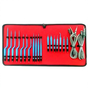 Ensemble de 20 pinces bipolaires réutilisables en acier inoxydable allemand, kit de pinces bipolaires électrochirurgicales - Product Image 1