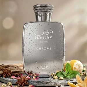 Perfume HAWAS CHROME 100ml de Rasasi Original Dubai, Eau de Parfum Árabe de Larga Duración para Hombre - Product Image 6