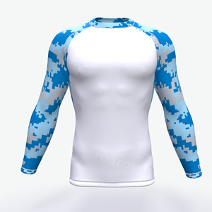 เสื้อรัดรูปแขนสั้นลายธงชาติ UAE สำหรับฝึกซ้อม BJJ MMA Grappling No Gi สำหรับผู้ใหญ่ แห้งเร็ว ลายพิมพ์แบบ Heat-Transfer - Product Image 3