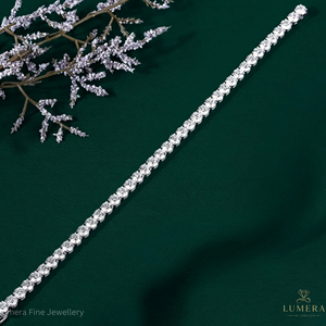10.235 Carat Lab Grown Diamond Tennis Bracelet F+ Color VS VVS Clarity <b>Solid</b> <b>Gold</b> 9k 10k 14k 18k Rhodium Plated Luxury Premium - Product Image 3