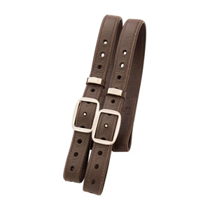 Logotipo personalizado Equipo de equitación Mono Luxe Cuero genuino Estribo Cueros Hebillas de acero inoxidable ajustables Seguridad - Product Image 1