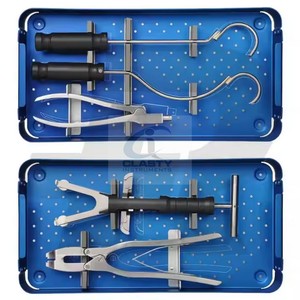 13-Piece Orthopedic Surgery Instrument <b>Set</b> Stainless Steel Manual Cable <b>Crimp</b> Block Bone Fixation Surgical Tools Hospital - Product Image 5