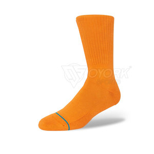 Calcetines Casuales Lisos de Alta Calidad, Calcetines Casuales de Color Puro Personalizados, Calcetines Hechos de Algodón y Lana - Product Image 2
