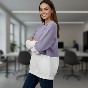 Sudaderas con Capucha para Mujer, Personalizadas con Logotipo Bordado en 3D, Lavado Ácido, 100% Algodón, Felpa, Otoño Invierno, Casuales, Talla Grande - Product Image 2