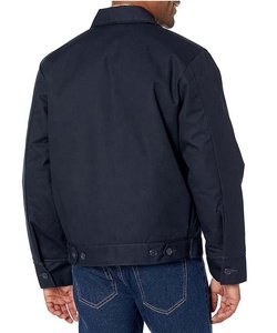 Veste de travail sur mesure, grande taille, respirante, en tissu de toile de coton tissé épais, pour hommes - Product Image 3