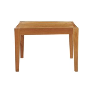 Modern <b>Wood</b> Lira Side <b>Table</b> Minimalist Design Living Room Furniture <b>Solid</b> Teak <b>Wood</b> <b>Top</b> and Frame - Product Image 3