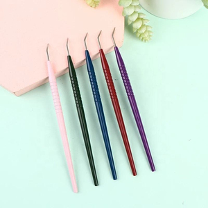 Peigne séparateur de cils pliable haut de gamme en acier inoxydable, végétalien, durable, pour rehausse rapide des cils et sourcils, modèle - Product Image 6
