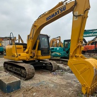 Excavatrice sur chenilles Komatsu PC110 d'occasion de haute qualité, matériel de construction d'origine, 11 tonnes, excavatrice moyenne d'occasion à vendre