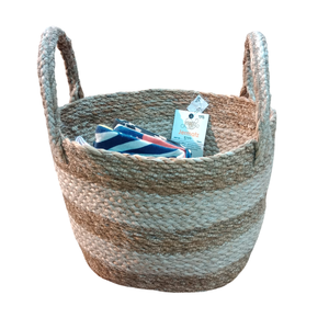 Home Storage Organization <b>Jute</b> Toy Storage <b>Basket</b> & Laundry Kitchen <b>Jute</b> Kitchen Vegetable Storage <b>Basket</b> <b>Jute</b> Rope <b>Basket</b> - Product Image 1
