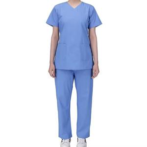 New Fashion Medical Uniforms Women Scrubs <b>Sets</b> Hospital <b>Doctors</b> Nurses Dental Clinic Beauty Salon Workwear Uniform - Product Image 1