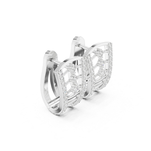 Pendientes de Oro Amarillo de 14K con Diamantes Cultivados en Laboratorio para Mujer, para Novias, Nuevos Diamantes Cultivados - Product Image 6