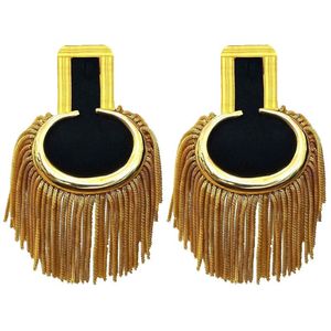 Epaulettes de Hombro de Alta Calidad en Oro y Azul con Flecos Amarillos para Banda de Marcha - Product Image 6