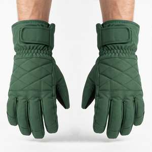 Gants de ski unisexes imperméables personnalisés pour l'hiver, compatibles avec les écrans tactiles, à doigts entiers, pour le sport, isolés et matelassés - Product Image 2