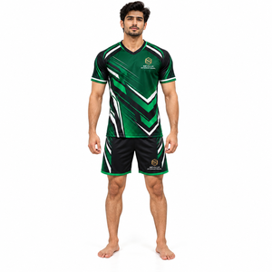 Uniforme de Voleibol con Tela Elástica de Alto Rendimiento, Construcción Cómoda y Ajustada, Propiedades de Gestión de la Humedad - Product Image 1