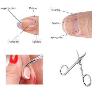 Professional Stainless Steel Nose Hair Trimming Scissors Safety Scissor <b>Round</b> Tip Small Makeup Scissor Beauty Care Scissor - Product Image 4