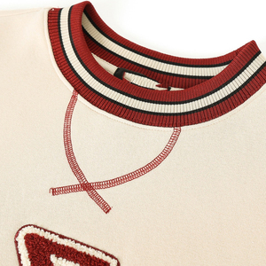 Sudadera de cuello redondo estilo preppy para mujer, de invierno, con mangas raglán, para hermandades, vida universitaria, club universitario, gimnasio, con bordado de silicona - Product Image 4