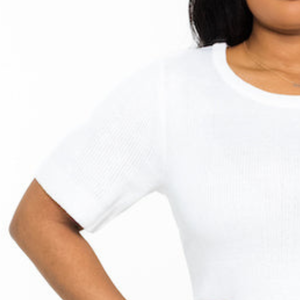   Robe en tricot à manches courtes blanche pour femmes, élégante, décontractée, extensible, robe moulante en tricot, tenue élégante pour les soirées de sororité - Product Image 5