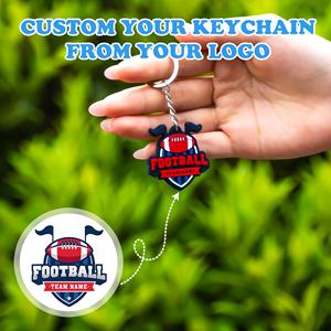 Llavero de PVC Personalizado con Logotipo 2D, Colgante Promocional, Accesorio de Regalo con Impresión por Transferencia Térmica y 5 Colores - Product Image 1