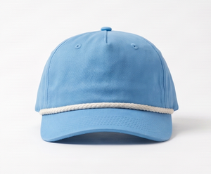 Casquette légère bleu ciel style corde – Chapeau d'extérieur unisexe réglable avec ajustement confortable pour un usage quotidien décontracté - Product Image 1