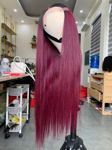 Extensiones de cabello humano vietnamita 100% de alta calidad, cabello liso de hueso de doble trama, peluca de corte Romo al por mayor de gran calidad - Product Image 2