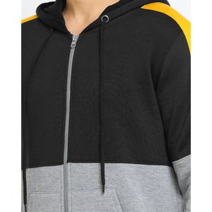 เสื้อฮู้ดแบบรูดซิปหน้าสำหรับผู้ชาย,เสื้อแจ็คเก็ตผ้าฟลีซผ้าฝ้ายเฮฟวี่เวท100% พร้อมฮู้ดใส่ได้ทั้งชายและหญิง - Product Image 4