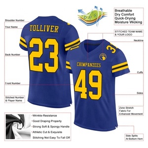 Conjunto de Camiseta de Fútbol Sublimada de Manga Corta Unisex 100% Poliéster al por Mayor, Etiqueta Personalizada, Transpirable, Ligera y de Secado Rápido - Product Image 2