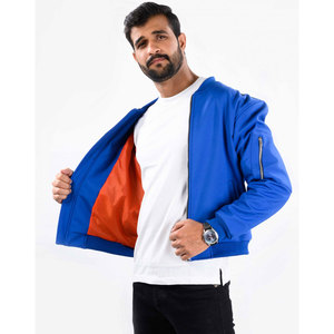 Customized Embroidered Logo Patches Patchwork Design Quilted 100% Wool Thick Windproof Winter Varsity <b>Jacket</b> <b>Men</b> Casual Ribbed - Product Image 2