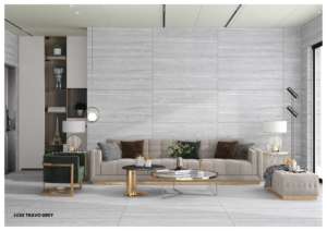 Carreaux de porcelaine Matt Carving Designer, format 600x1200, grands carreaux pour sol et mur, pour usage intérieur luxueux, bureaux et espaces commerciaux. - Product Image 2