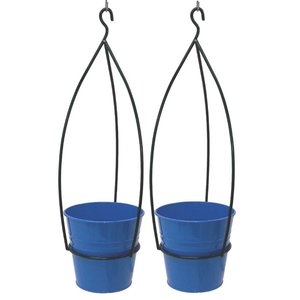 Soporte de Hierro Colgante de Lujo para Macetas con Marco Decorativo Inspirado en la Naturaleza para Balcón, Porche y Jardín - Product Image 5