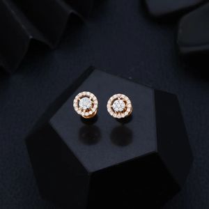 Pendientes de Diamantes Reales Brillantes, Joyería Fina, Elegantes Pendientes Brillantes, Joyería de Moda Premium para Mujer - Product Image 1