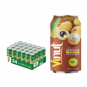 Boisson saine au jus d'avocat VINUT 330ml Boisson sans sucre Vietnam Marque privée Échantillon gratuit - Product Image 1