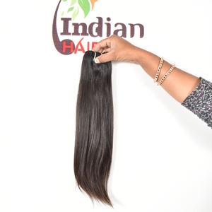 Wholesale Non Chemical Processed <b>Cheap</b> 10-36 Inches Genuine Bundles Straight Indian Natural Color Remy Machine Double Human Hair - Product Image 3