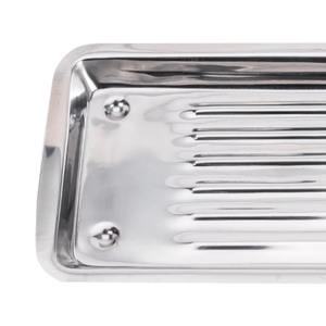 Plateau de détartrage manuel en acier inoxydable pour clinique dentaire, autoclavable, durable, usage professionnel, certifié CE - Product Image 6