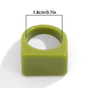 ที่วางแหวนอะคริลิคทำมือ รูปทรงตามสั่ง งานศิลปะสะสม ของตกแต่ง ดีไซน์ดั้งเดิม ของขวัญงานแต่งงาน ของขวัญวันหยุด AL CRAFT - Product Image 3