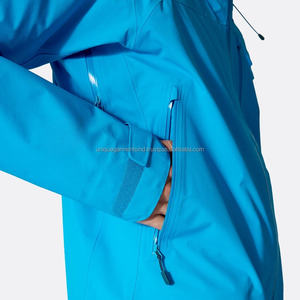 Chaqueta impermeable de exterior para hombre Capucha ajustable con cremalleras impermeables - Product Image 2