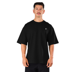 Chemise à manches courtes noire pour homme Union Mineral, en coton premium confortable, vêtement décontracté tendance, chemise de sport, vente en gros - Product Image 1