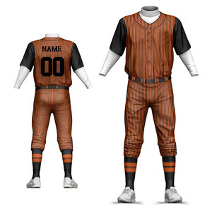 Conjunto de Uniforme de Béisbol de Malla Transpirable Más Vendido, Características Antibacterianas de Secado Rápido para Deportes de Equipo, Nombres de Equipo Personalizados, Venta al por Mayor - Product Image 6