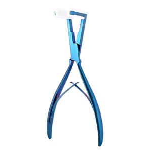 Premium <b>Long</b> <b>Nose</b> Hair Extension Pliers Stainless Steel Bead Removal and Application Tool for Tape Extensions - Product Image 2