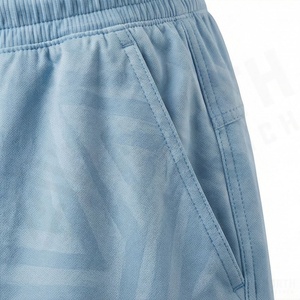 Shorts décontractés personnalisables, tissu en toile léger de haute qualité, séchage rapide, fermeture à cordon, vêtements de sport haut de gamme, vente en ligne - Product Image 5