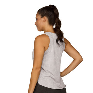 Camiseta Deportiva sin Mangas para Mujer, Estilo Racerback, para Yoga y Ejercicio, Color Azul, Cuello Redondo - Product Image 5