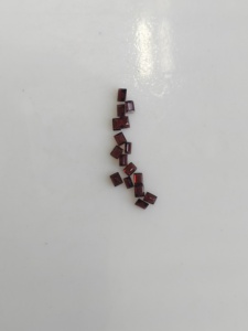 Natural <b>Red</b> Garnet 2.5x2MM Baguette Cut Best Quality Loose Gemstones For Jewelry Making - Product Image 3