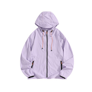 Nouvelle veste coupe-vent d'extérieur avec logo personnalisé, protection solaire UPF, légère, pour hommes et femmes, vêtements de protection solaire - Product Image 3