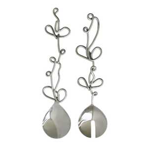 Ensemble de cuillères et fourchettes décoratives en métal avec poignée en forme de nœud pour la table de cuisine, idéal comme cadeau - Product Image 3